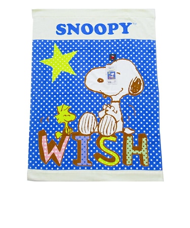 スヌーピー プリントお昼寝ケット (WISH) タオルケット 保育園 ベビー キッズ SNOOPY