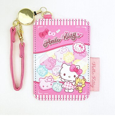 サンリオ ハローキティ リール付きパスケース Sanrio