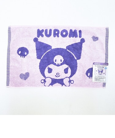 サンリオ クロミ ミニタオルバスマット うきうき  パープル Sanrio