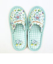 サンリオ ハンギョドン スリッパ フラワーガーデン ブルー Sanrio