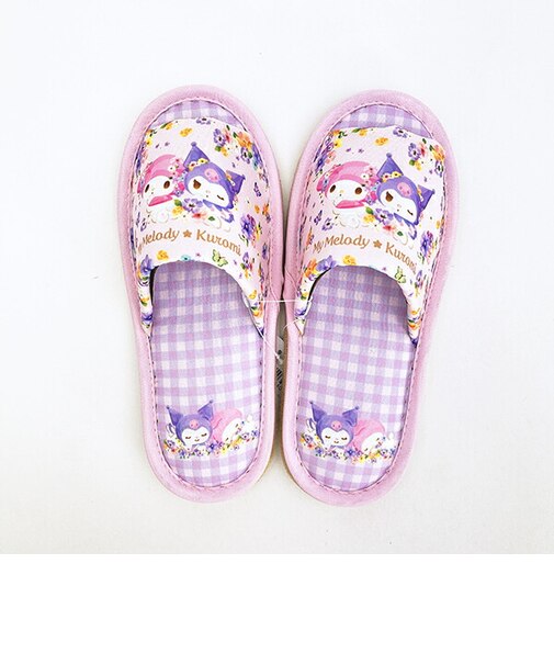 サンリオ マイメロディ スリッパ フラワーガーデン パープル Sanrio