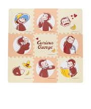 おさるのジョージ パズルマット ピースオブモンキー