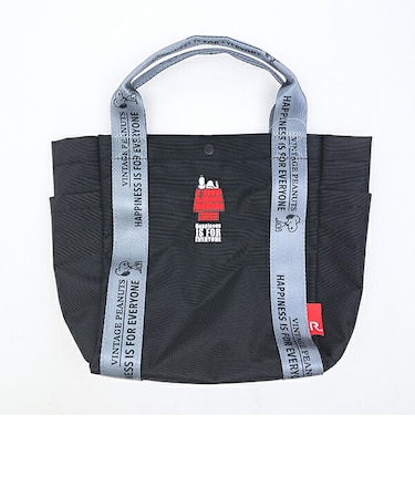 スヌーピー トートバッグ ブラック ハウス ROOTOTE ルートート SNOOPY