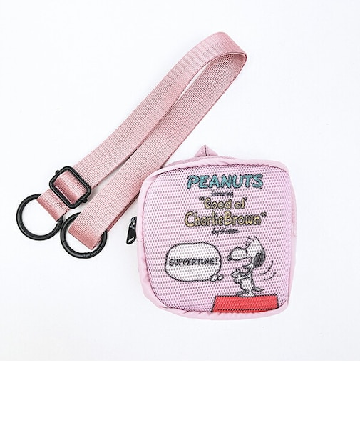 スヌーピー ショッピングバッグ トートバッグ ピンク ROOTOTE ルートート SNOOPY