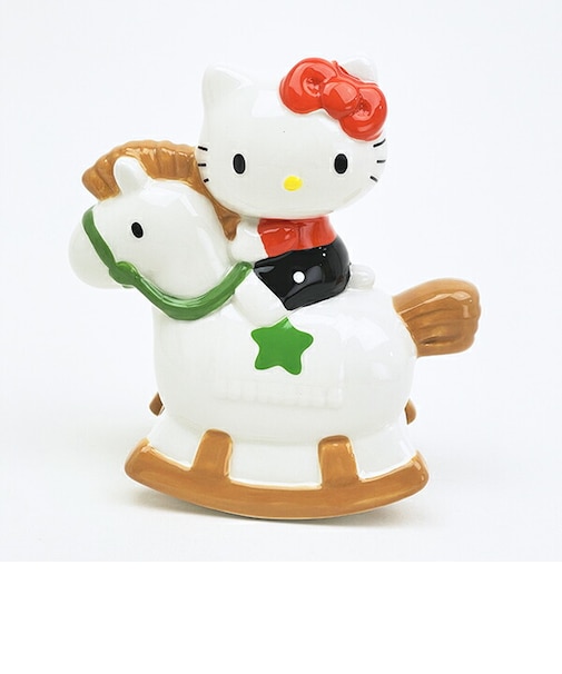 サンリオ ハローキティ ゆらゆら木馬貯金箱 バンク インテリア Sanrio