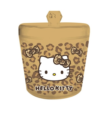 サンリオ ヒョウ柄 キティ キラキラキャニスター ハローキティ 小物入れ Sanrio