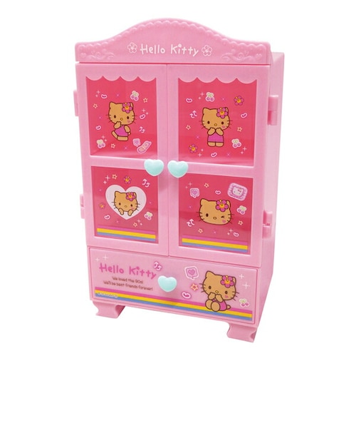 ハローキティ　タンス　レトロ　収納　クローゼット　サンリオ サンリオ ハローキティ クローゼットチェスト 日焼け Sanrio
