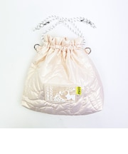 ディズニー キルティング巾着 ピンク ACCOMMODE アコモデ Disney