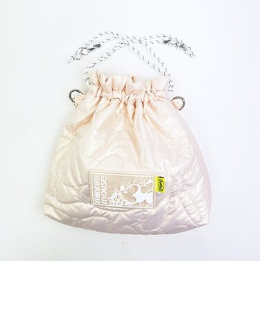 ディズニー キルティング巾着 ピンク ACCOMMODE アコモデ Disney