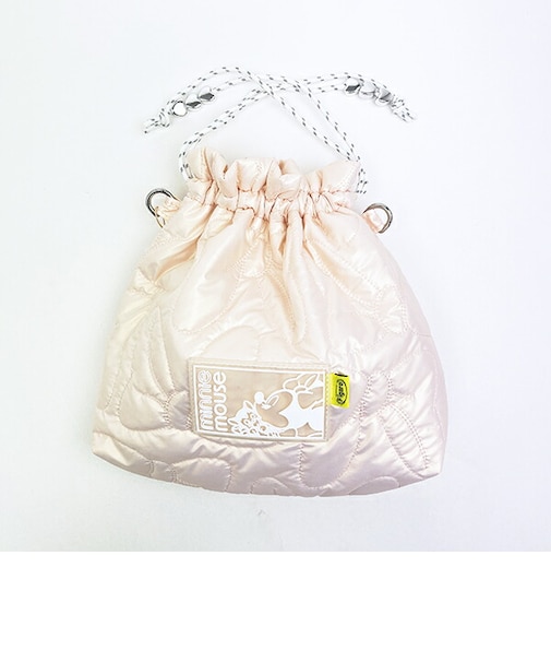 ディズニー キルティング巾着 ピンク ACCOMMODE アコモデ Disney