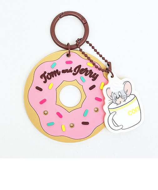 トムとジェリ― タフィー ドーナツラバーチャーム キーホルダー トムジェリ