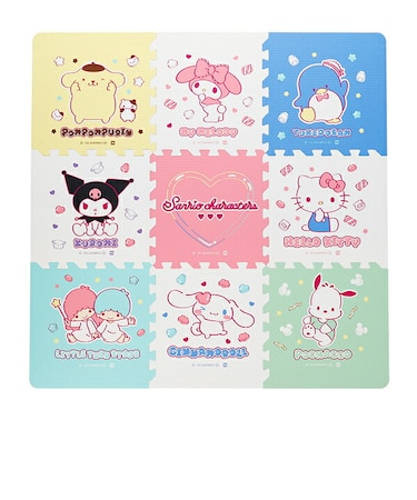 サンリオキャラクターズ パズルマット ソフトフレンズ プレイマット ベビー キッズ 任天堂