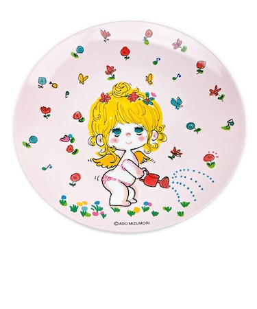 水森亜土 薄肉メラミンプレート キッズ