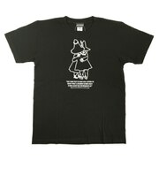 ムーミン ヨクサル＆スナフキン Tシャツ ブラック アパレル MOOMIN
