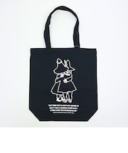 ムーミン ヨクサル＆スナフキン トートバッグ ブラック MOOMIN