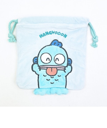 サンリオ ハンギョドン 足ぴょこ巾着 (ブルー) Sanrio