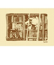 ポケットモンスター ピカチュウ(書斎) アートパネル セピア インテリア ポケモン 日本製