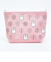 ミッフィー miffy フナガタポーチ (ピンク) miffy bloom