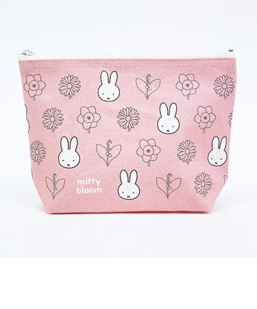 ミッフィー miffy フナガタポーチ (ピンク) miffy bloom