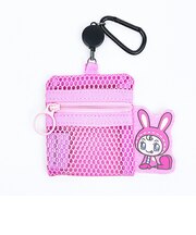 ナルミヤ メゾピアノ ベリエちゃん リール付きメッシュポーチ