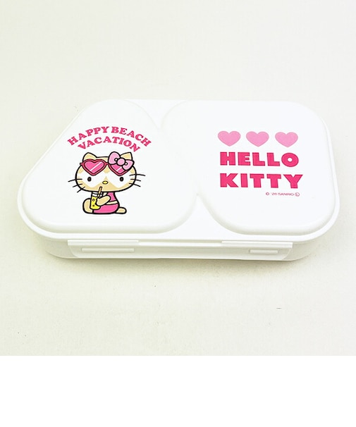 サンリオ 日焼けキティ おにぎりランチケース ホワイト 日本製 Sanrio