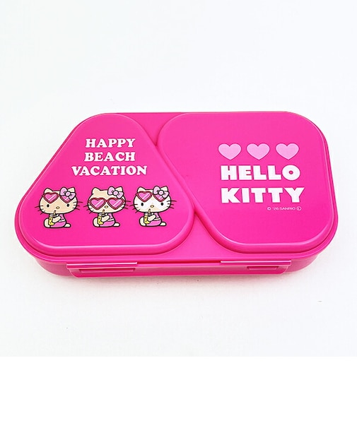 サンリオ 日焼けキティ おにぎりランチケース ピンク 日本製 Sanrio