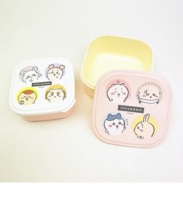 ちいかわ シール容器(2個セット) ランチ 日本製