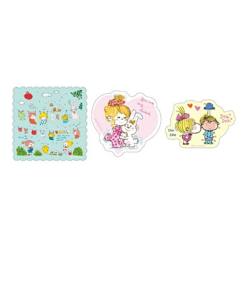 水森亜土 クリアステッカーセット kawaii 文具