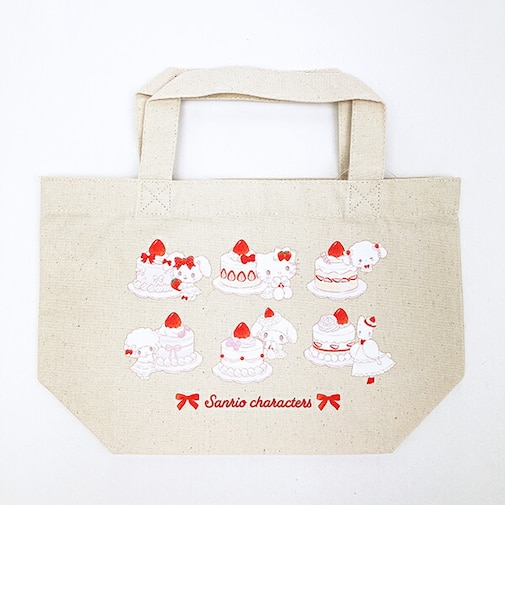 サンリオキャラクターズ ランチトートバッグ ナチュラル (ショートケーキ) スイートケーキコレクション Sanrio