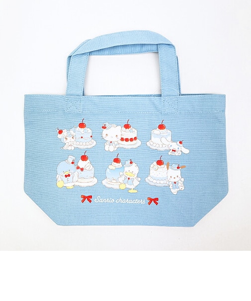 サンリオキャラクターズ ランチトートバッグ ライトブルー (ブルーチェリーケーキ) スイートケーキコレクション Sanrio