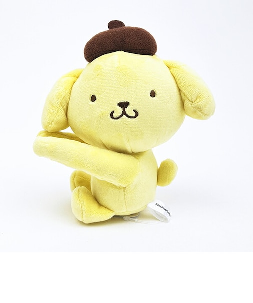 サンリオ ポムポムプリン ちょこんぬいぐるみ ギュッとホルダー sanrio