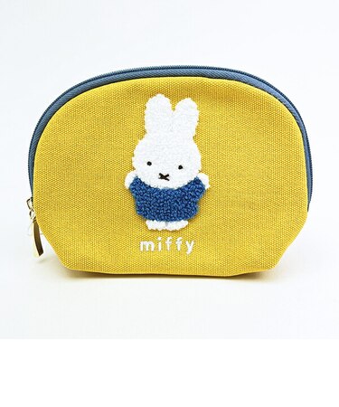 ミッフィー miffy ティッシュポーチ イエロー カラフルサガラ