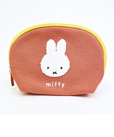 ミッフィー miffy ティッシュポーチ オレンジ カラフルサガラ