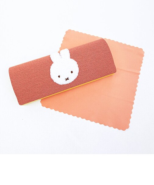 ミッフィー miffy 眼鏡ケース オレンジ カラフルサガラ