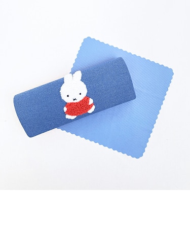 ミッフィー miffy 眼鏡ケース ブルー カラフルサガラ