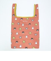 ミッフィー miffy エコバッグ オレンジ カラフルサガラ