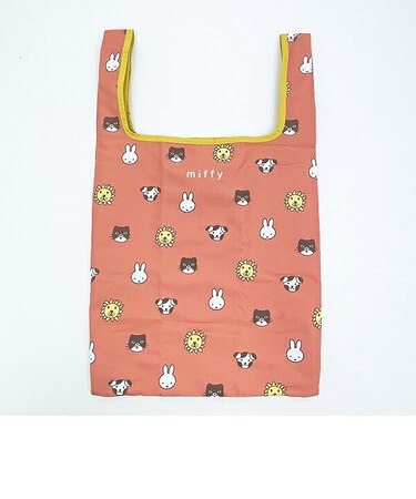 ミッフィー miffy エコバッグ オレンジ カラフルサガラ