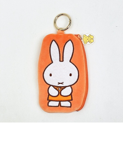 ミッフィー miffy ダイカットポーチ オレンジ My Favorite Dress