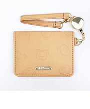 リラックマ リール付き オープンパスケース (ブラウン) 定期入れ ICカード