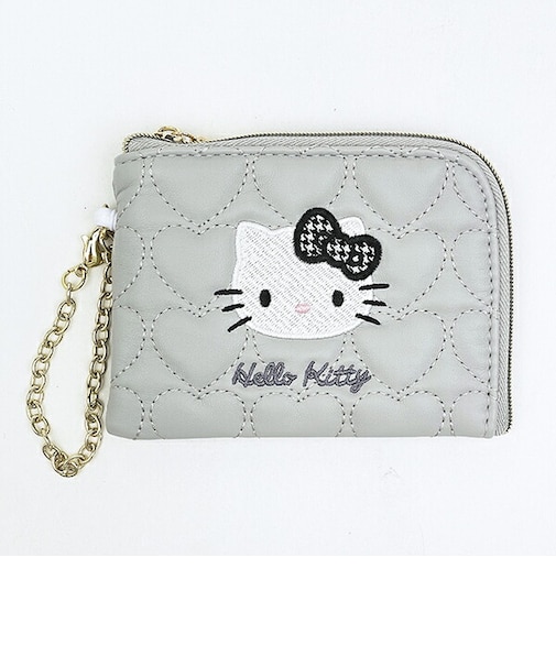 サンリオ ハローキティ デイリーパスケース リール付き 定期入れ ICカード モノトーン sanrio