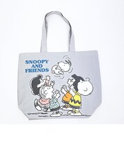 スヌーピー トートバッグ グレー SNOOPY