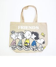 スヌーピー トートバッグ ベージュ SNOOPY