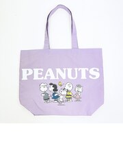 スヌーピー トートバッグ ラベンダー SNOOPY