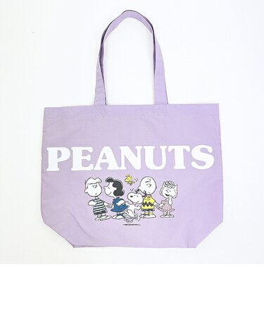 スヌーピー トートバッグ ラベンダー SNOOPY