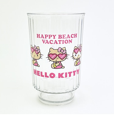 サンリオ 日焼けキティ プラカップ (L) コップ ランチ 日本製 Sanrio