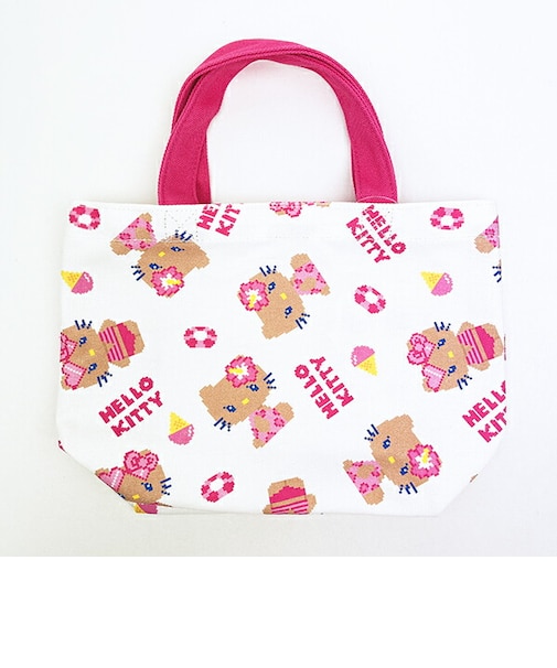 サンリオ 日焼けキティ ミニランチバッグ ドット (パターン) Sanrio