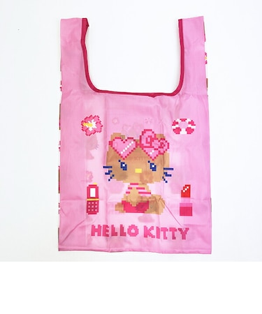 サンリオ 日焼けキティ エコバッグ(M) ドット ピンク Sanrio