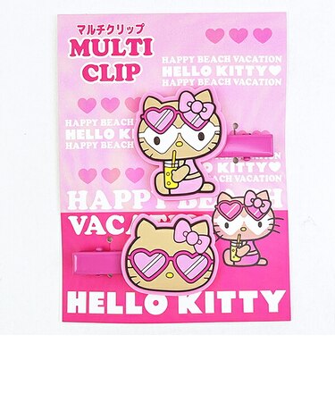 サンリオ 日焼けキティ マルチクリップ ピンク Sanrio