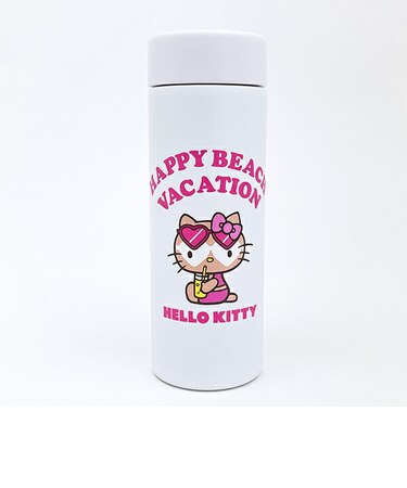 サンリオ 日焼けキティ ステンレスボトル 水筒 ホワイト ランチ Sanrio