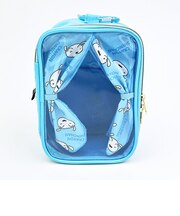 クレヨンしんちゃん シロ ぬいぐるみポーチ (ブルー)